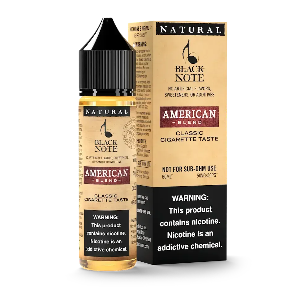 Black Note American Blend liquido sigaretta elettronica tabacco