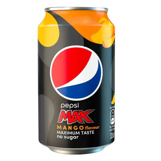 Pepsi Max Mango Bevanda Zero Zucchero Gusto Mango
