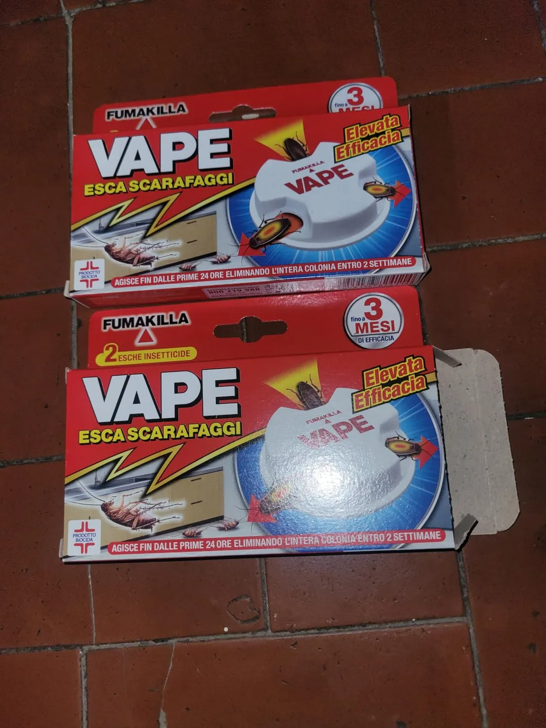 Vape Esca Scarafaggi insetticida gel 6 esche blatte