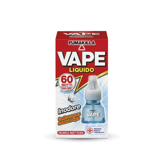 Vape Liquido Inodore Ricarica Insetticida 30 ml 480H