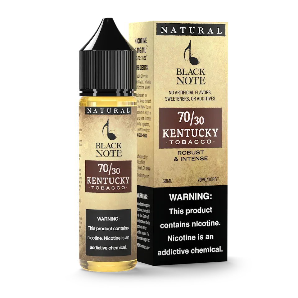 Black Note Kentucky Tobacco liquido sigaretta elettronica forte scuro