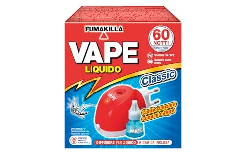 Vape Classic elettroemanatore liquido antizanzare 60 notti
