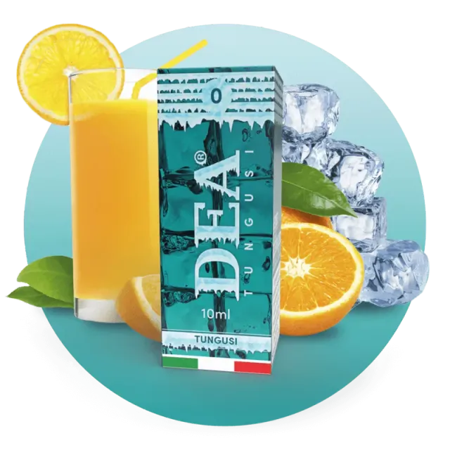 DEA Flavor Tungusi liquido pronto 10ml arancia ghiaccio
