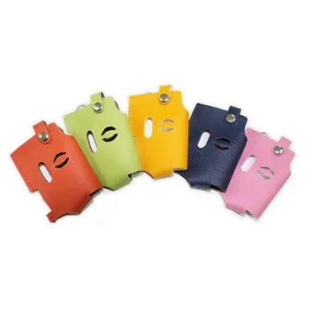 Ovale Egrip custodia ecopelle arancio