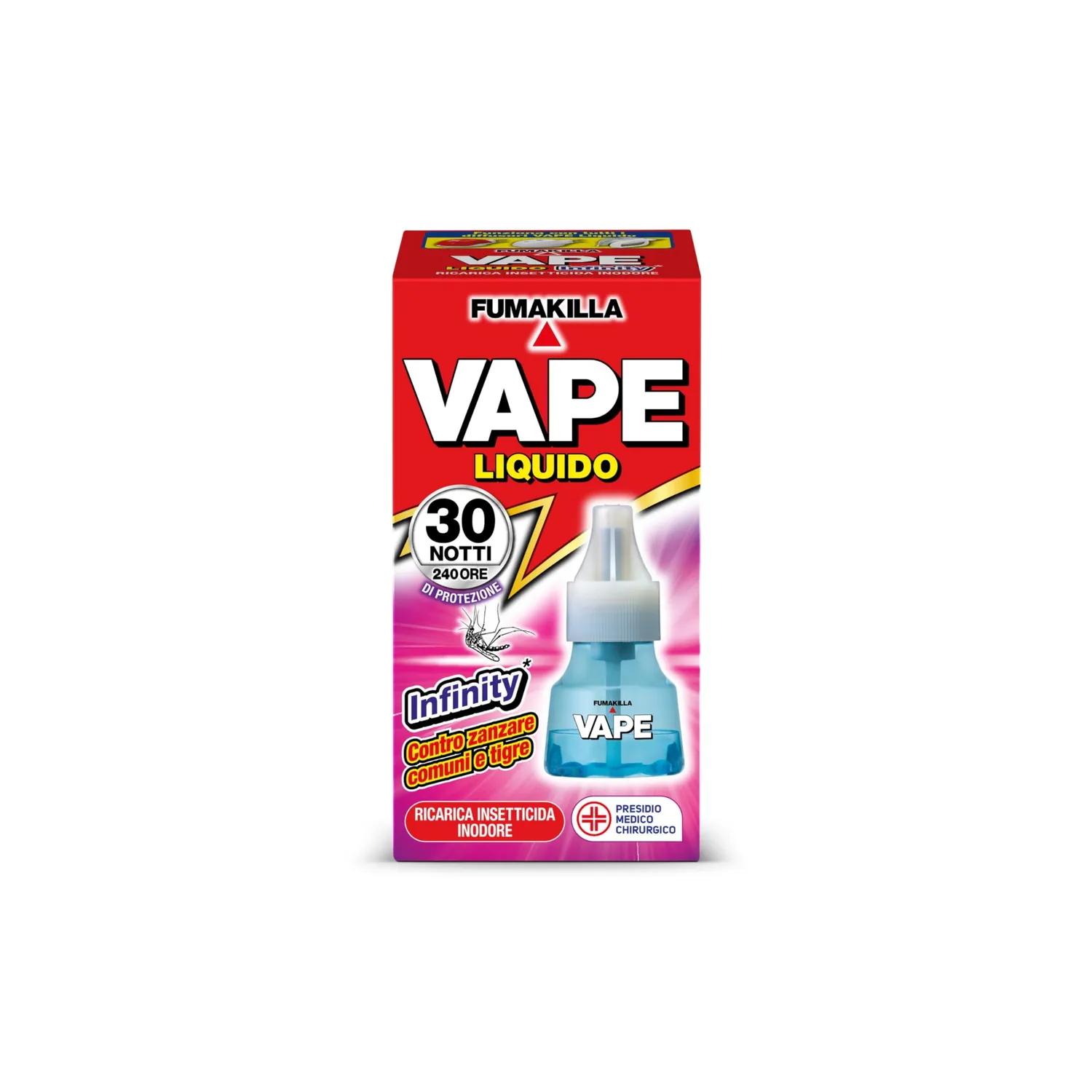 Vape Classic 30 Notti ricarica liquida antizanzare 15ml