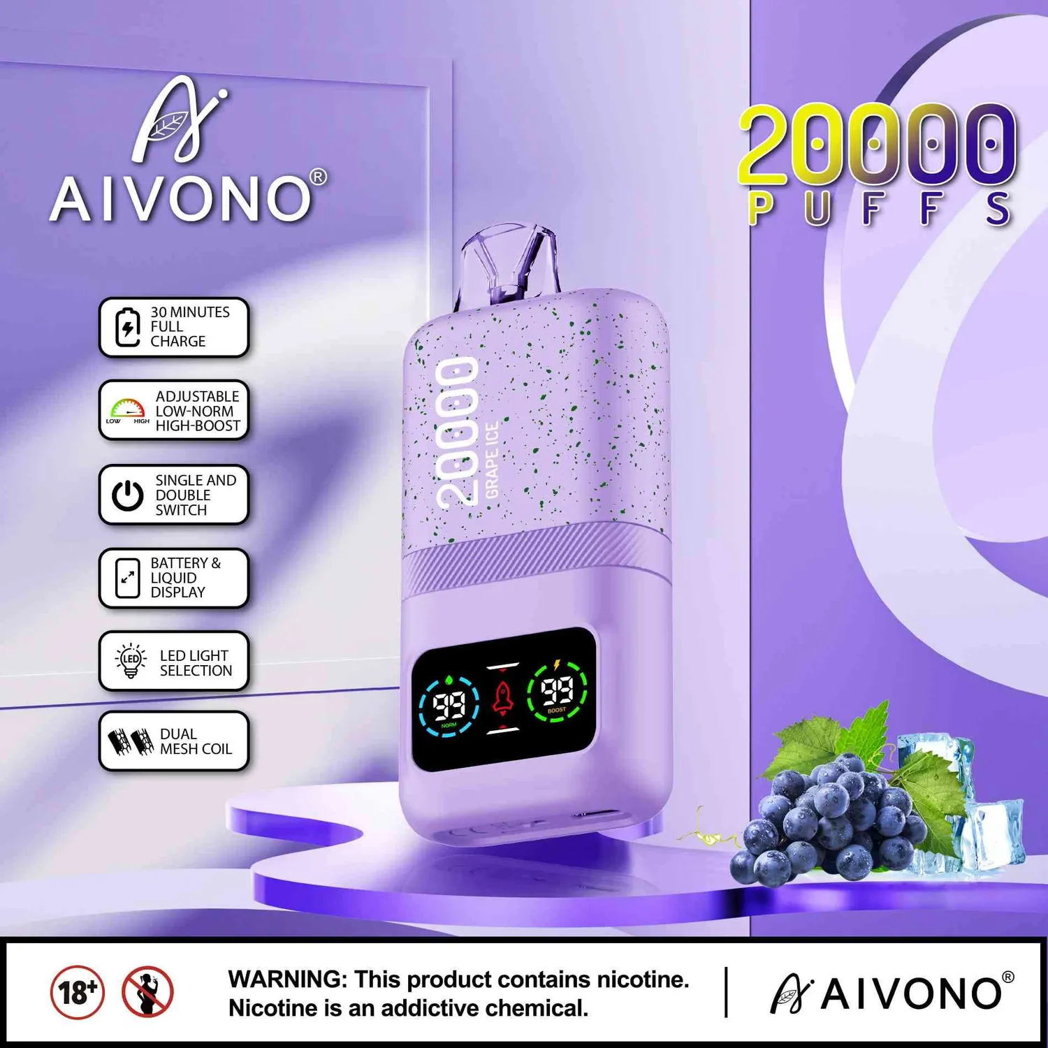 Aivono Aim Magic 20000 sigaretta elettronica 26ml nicotina 2%