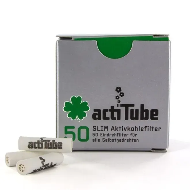 Actitube Slim filtri carboni attivi 7mm 50 pezzi