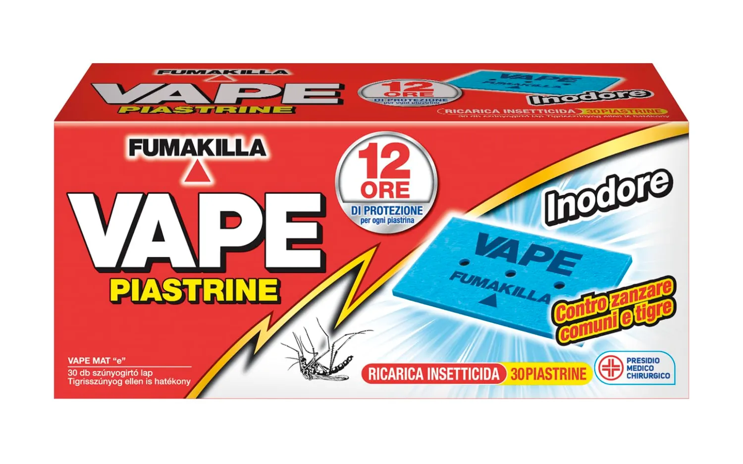 Vape Liquido Inodore Ricarica Insetticida 30 ml 480H