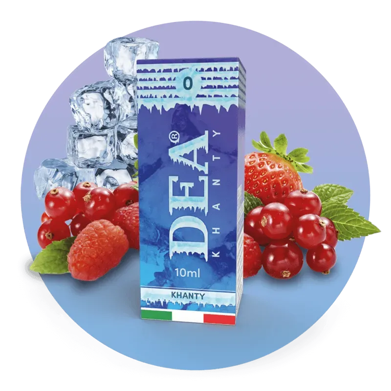 DEA Flavor Khanty liquido pronto 10ml senza nicotina frutti rossi