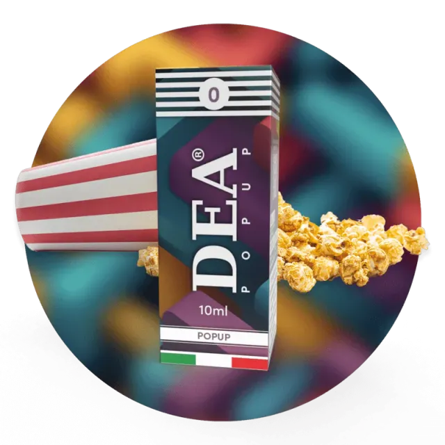 DEA Flavor POPup liquido pronto 10ml senza nicotina popcorn