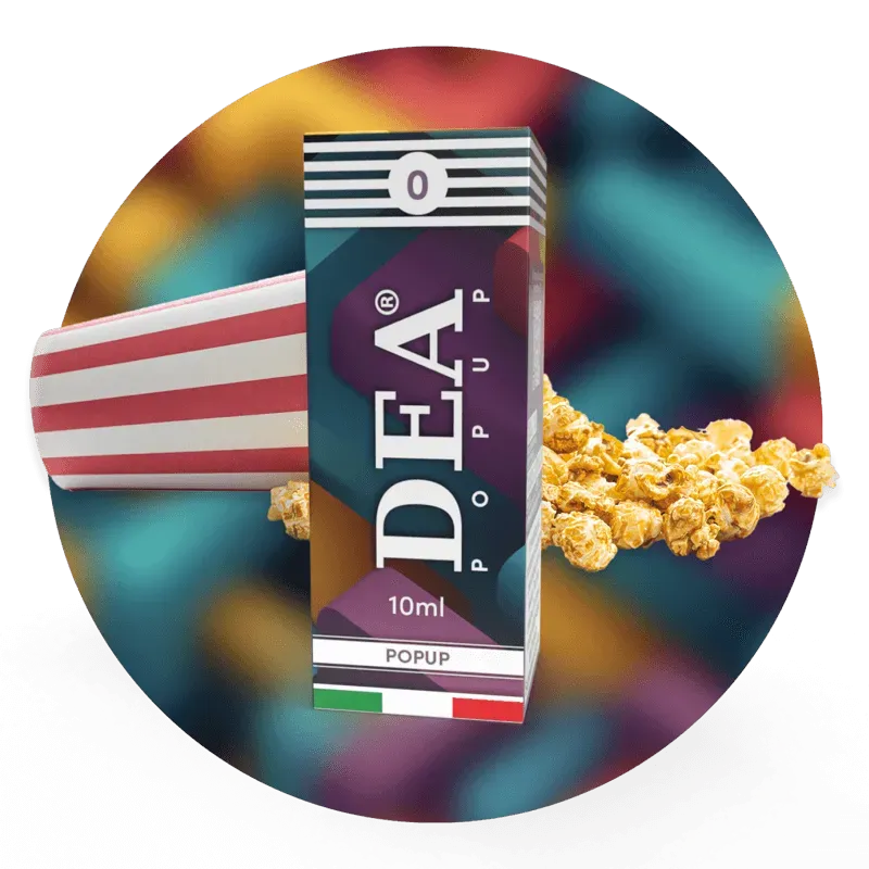 DEA Flavor POPup liquido pronto 10ml senza nicotina popcorn