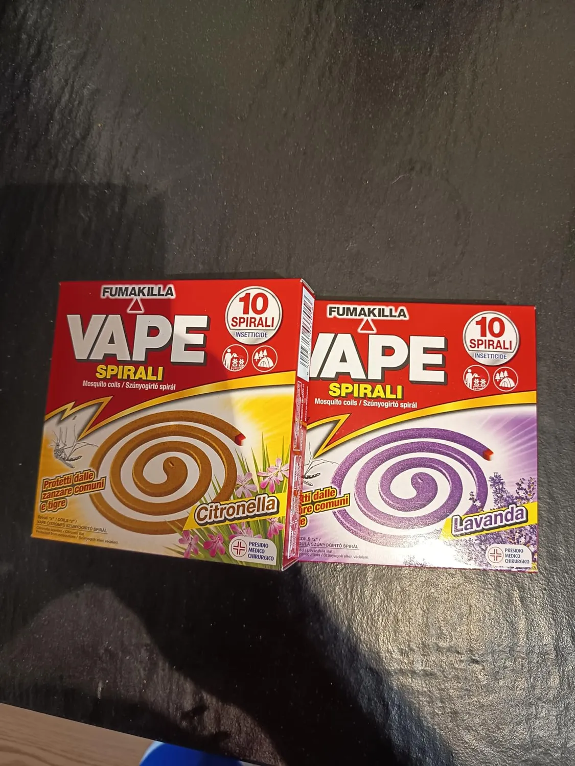 Vape Spirali Profumate Assortite antizanzare 3 pezzi profumate