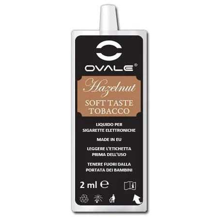 Ovale Freedom Nocciola liquido sigaretta 2ml 0mg tabacco