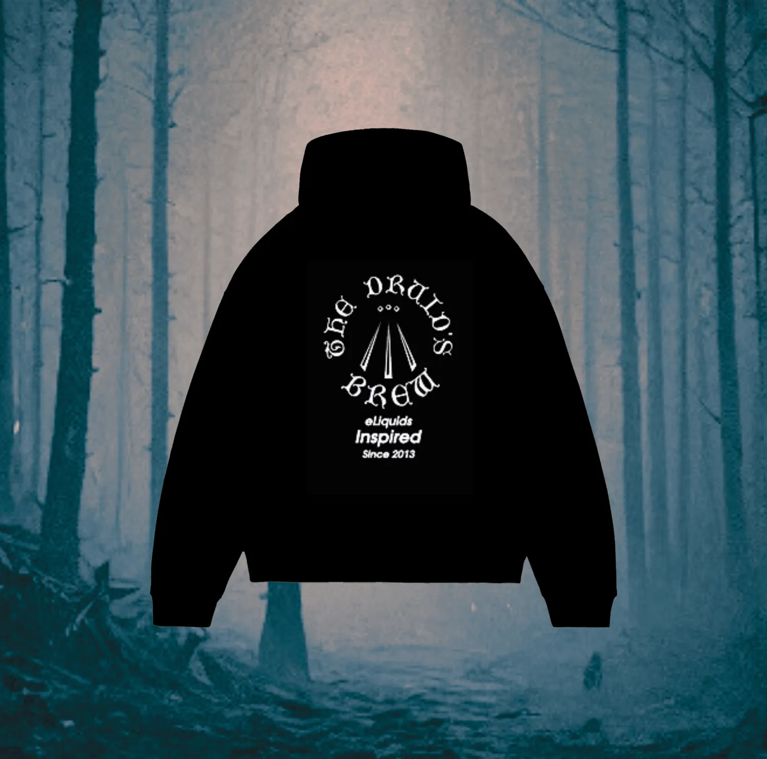 The Druid's Brew Hoodie Felpa Nera taglia M con zip