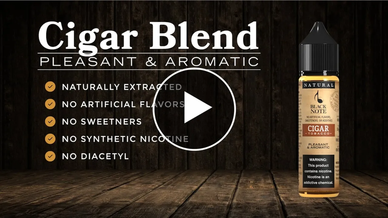Black Note Concerto Cigar Blend liquido svapo sigaro