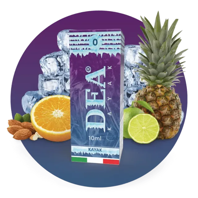 DEA Flavor Kayak liquido pronto 10ml tropicale ghiaccio