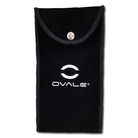 Ovale Pouch Morbido custodia taglia M nera