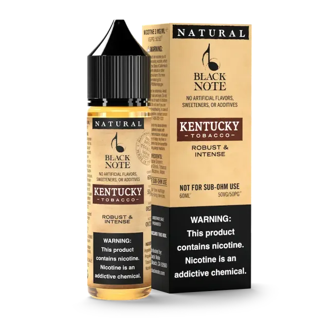 Black Note Kentucky Tobacco liquido sigaretta elettronica forte scuro