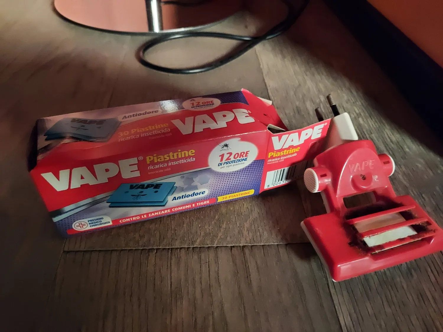 Vape Mat e piastrine zanzare 30 pz protezione 12 ore