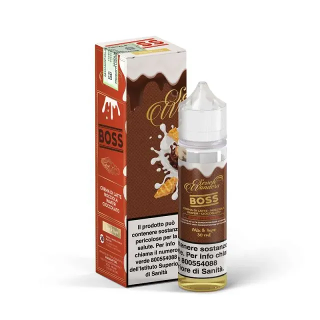 Seven Wonders Boss Mix and Vape Liquido 30ml Cioccolato
