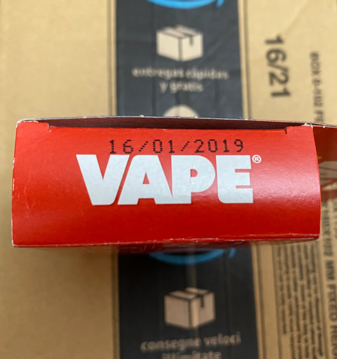 Vape Striscia Attiramosche trappola adesiva 4 pezzi naturale