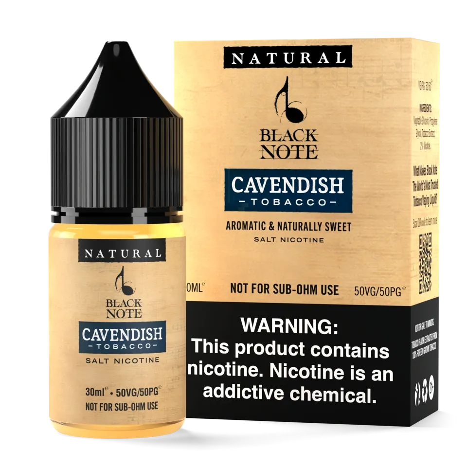 Black Note Cavendish Tobacco liquido sigaretta elettronica pipa dolce