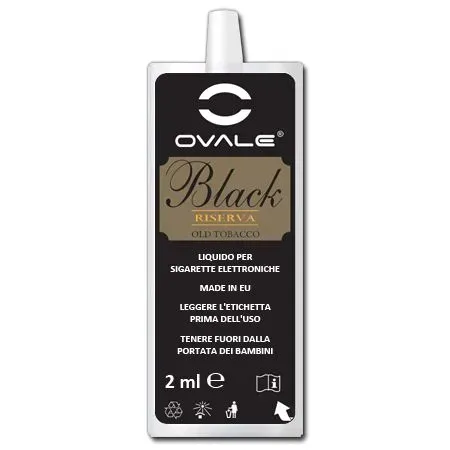 Ovale Classic Black Riserva liquido 2 ml 0 mg tabacco