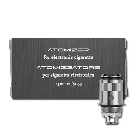 Ovale EgoDuo atomizzatore 1,2 Ohm 5 pezzi cotone