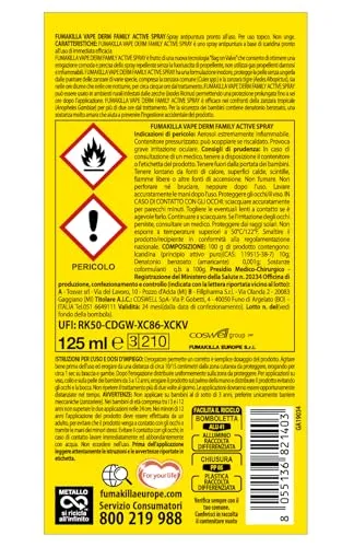 Vape Derm Family Active spray antipuntura 125ml icaridina