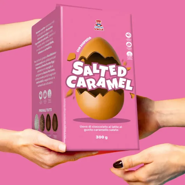 American Uncle uovo cioccolato salted caramel 300 g