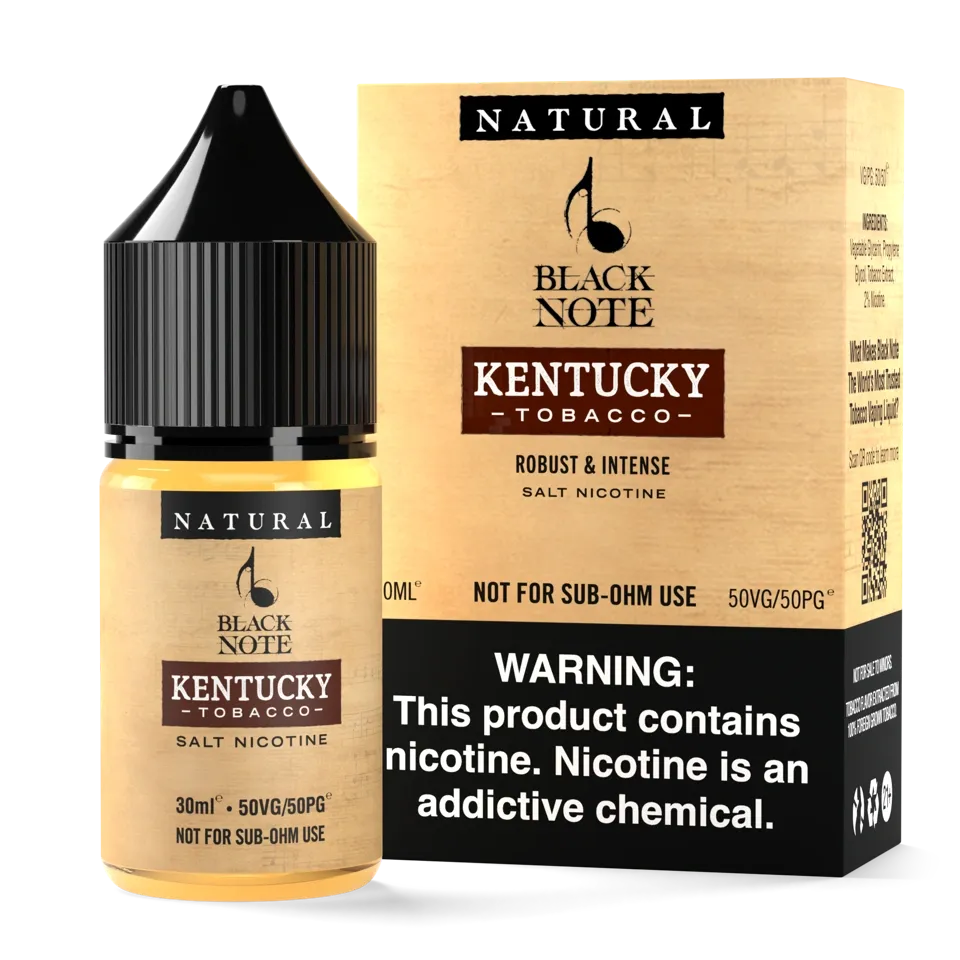 Black Note Kentucky Tobacco liquido sigaretta elettronica forte scuro