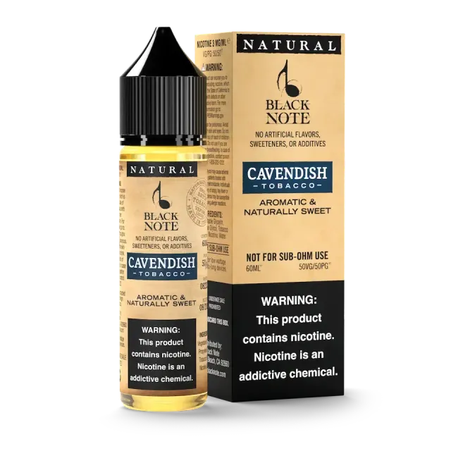 Black Note Cavendish Tobacco liquido sigaretta elettronica pipa dolce