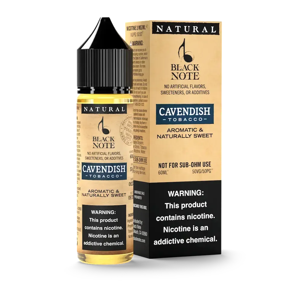 Black Note Cavendish Tobacco liquido sigaretta elettronica pipa dolce