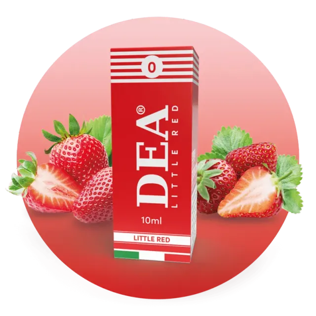 DEA Flavor Little Red liquido pronto 10ml senza nicotina fragola