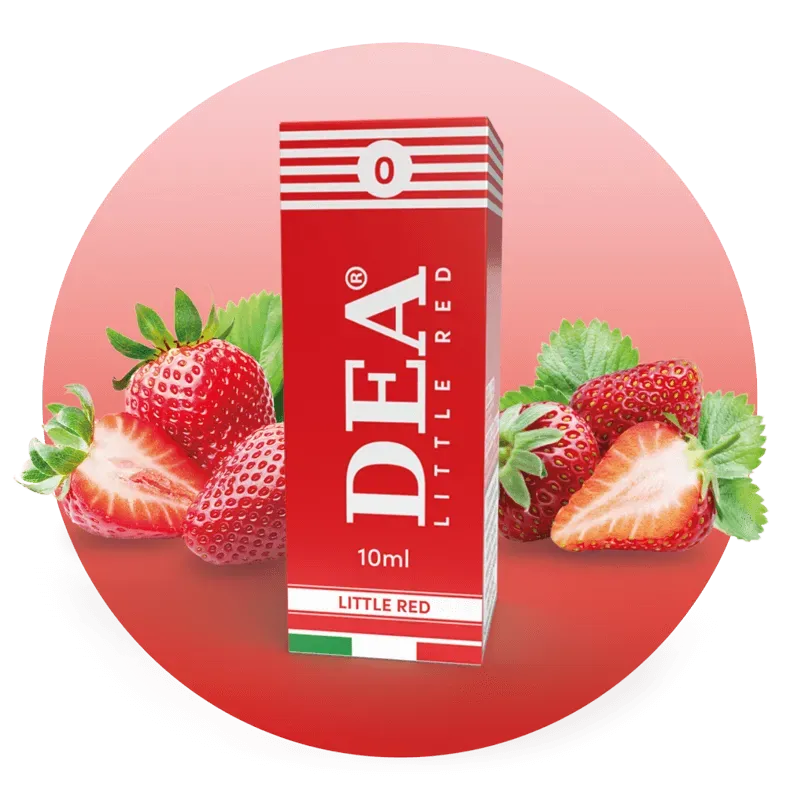 DEA Flavor Little Red liquido pronto 10ml senza nicotina fragola