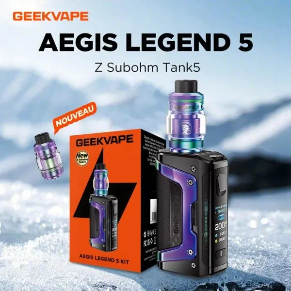 Geekvape Legend 5 Kit Completo 200W Tank 5.5ml
