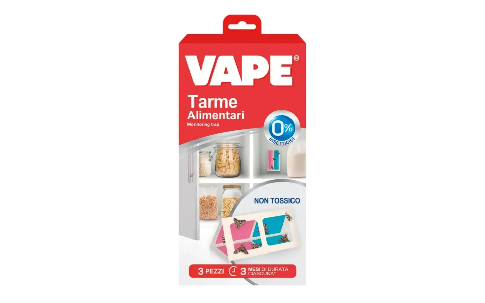Vape Tarme Alimentari trappola adesiva 3 pezzi dispensa