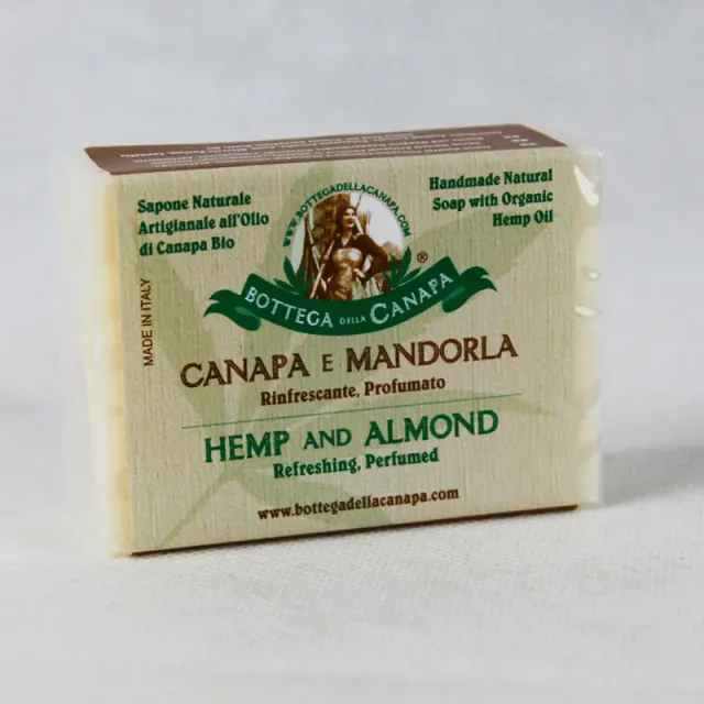 Bottega Canapa sapone naturale canapa mandorla 100g