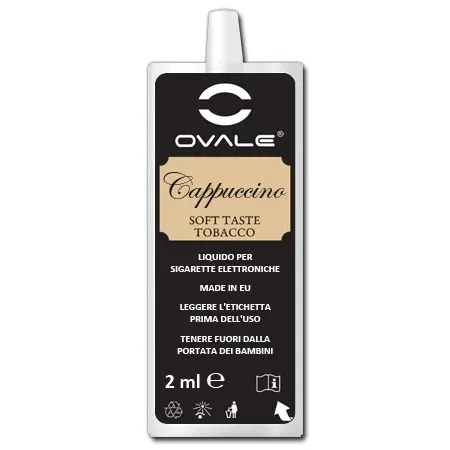 Ovale Freedom Cappuccino liquido 2 ml 0 mg senza nicotina