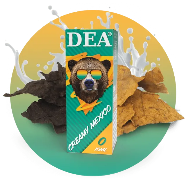 DEA Flavor Creamy Mexico liquido pronto 10ml senza nicotina tabaccoso