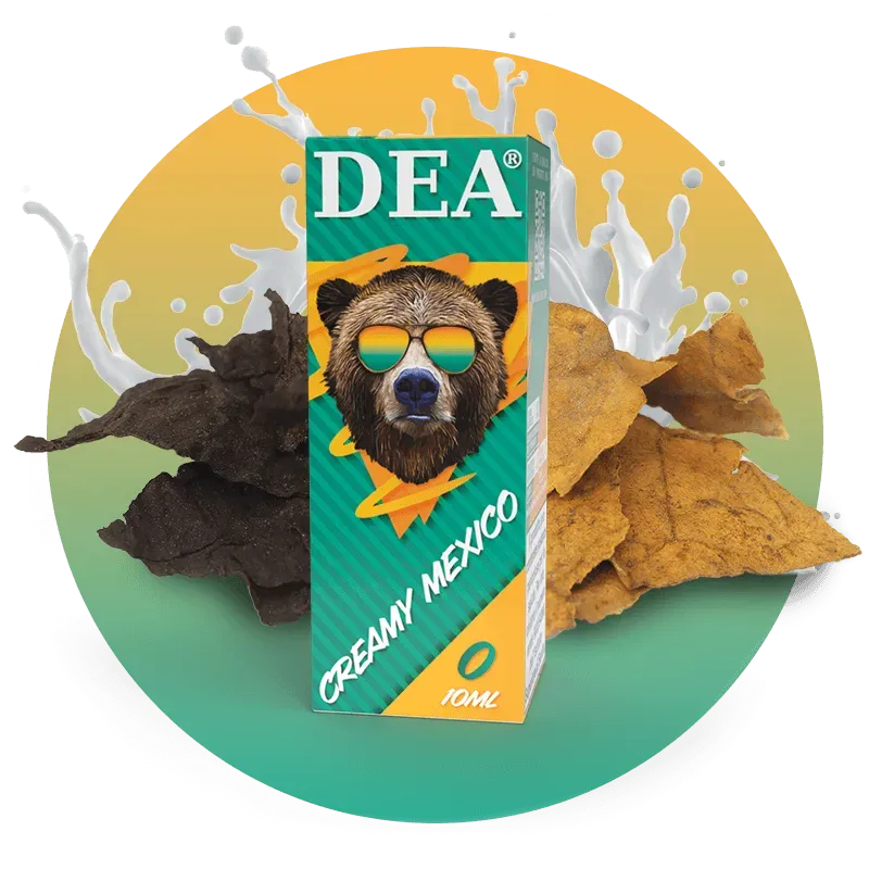 DEA Flavor Creamy Mexico liquido pronto 10ml senza nicotina tabaccoso