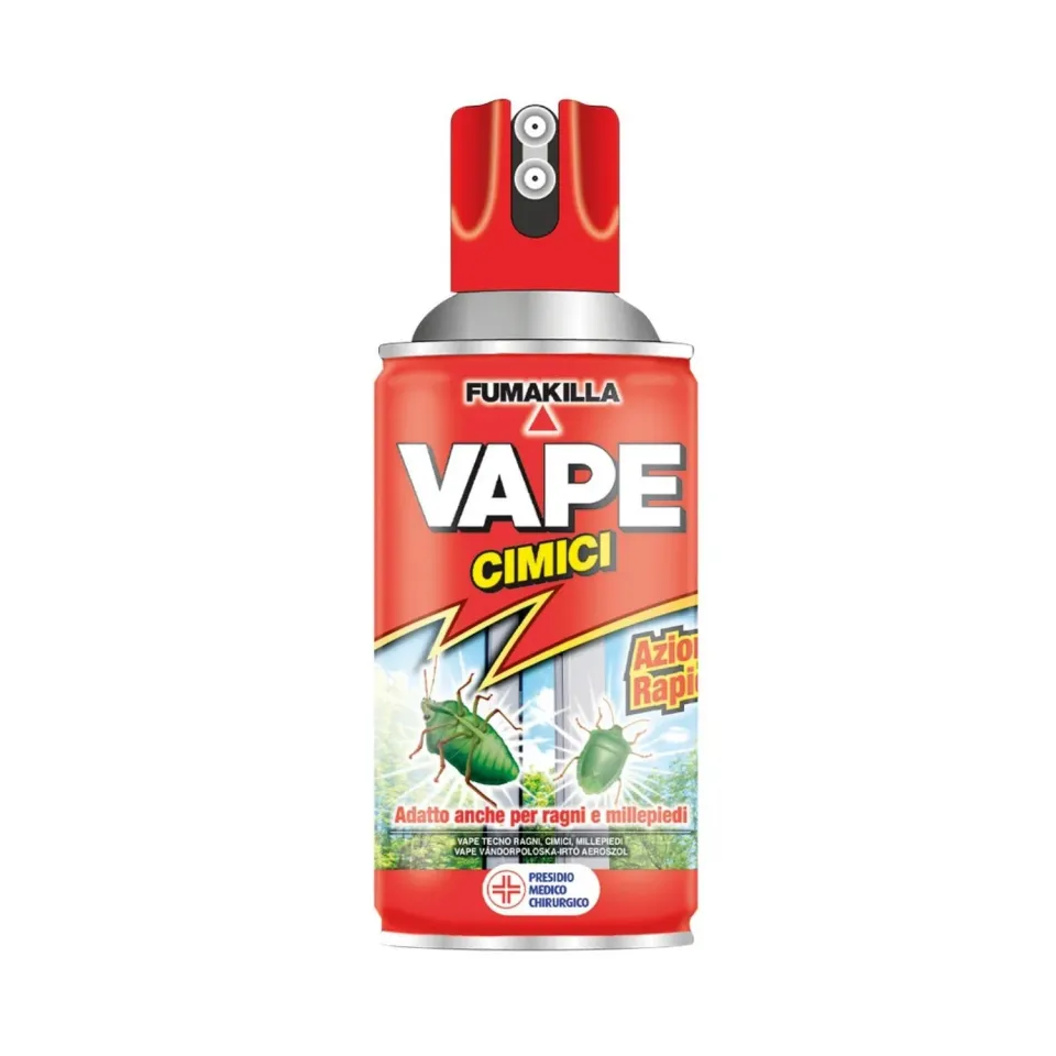 Vape Tecno Ragni Cimici Millepiedi insetticida spray 300ml