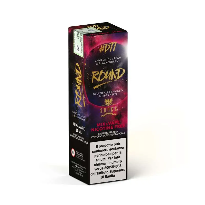 Super Flavor Round mix and vape 30ml morbido