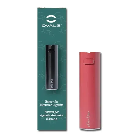 Ovale eGo-Duo batteria 800 mAh rossa ricambio