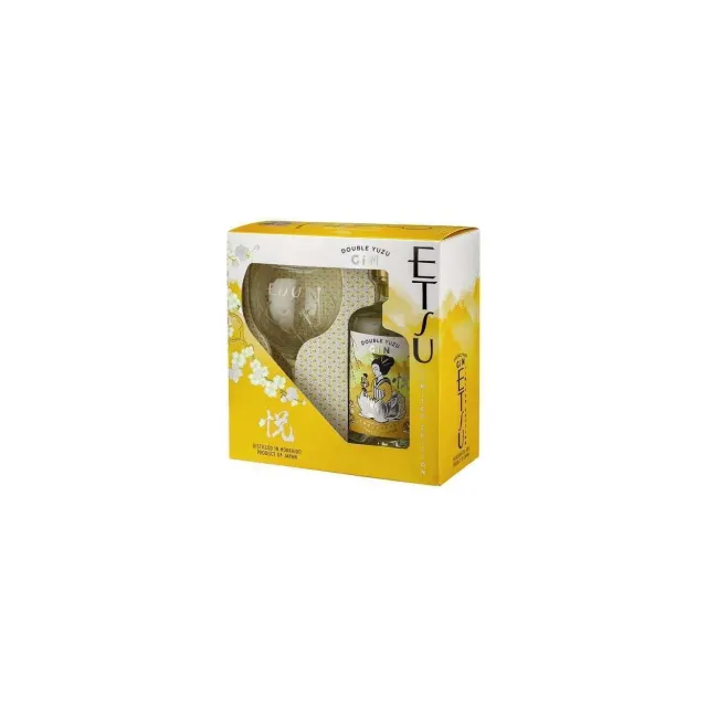 Etsu Double Yuzu Gin Giapponese 70 cl con Calice