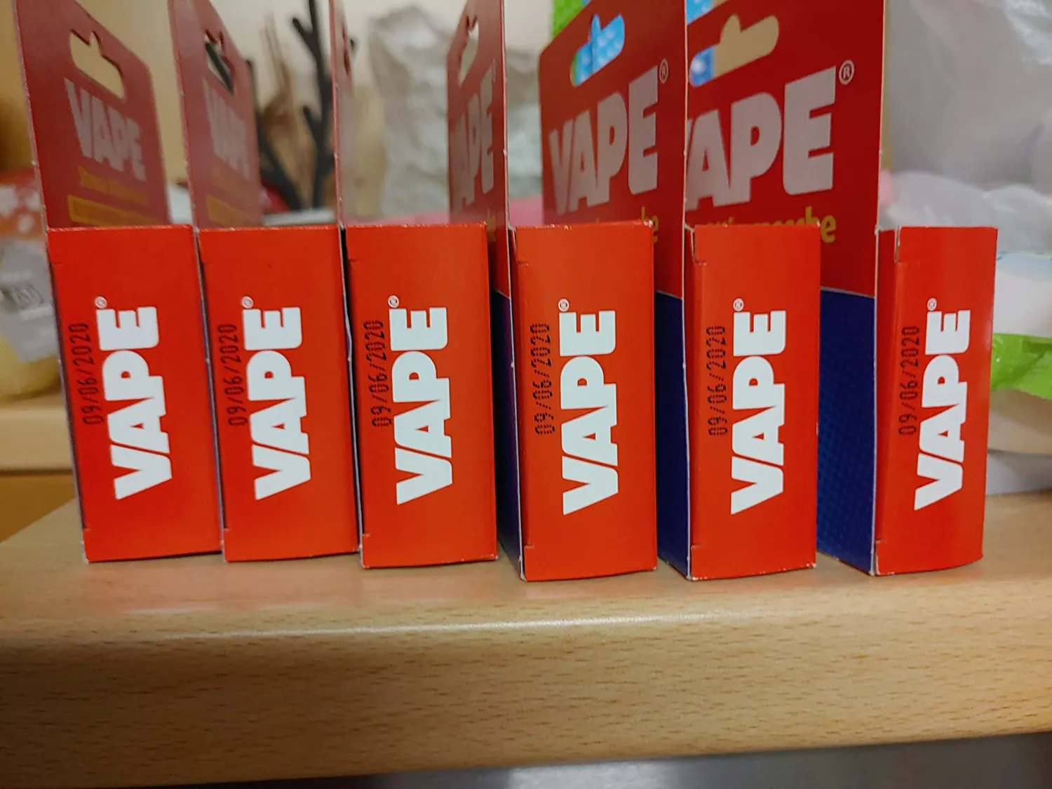 Vape Striscia Attiramosche trappola adesiva 4 pezzi naturale