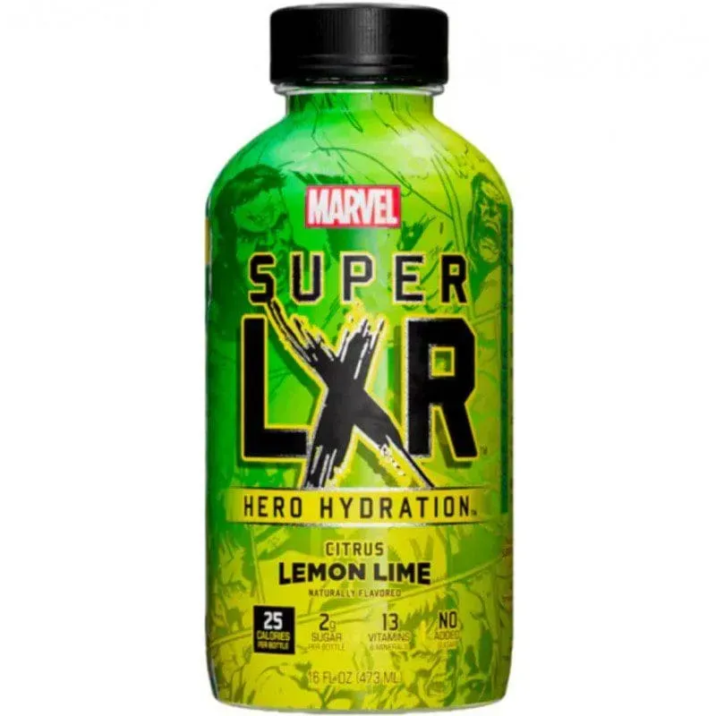 Arizona Marvel LXR energy drink limone e lime