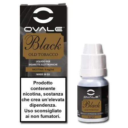 Ovale Classic liquido black old 10ml 9mg tabacco sigaro