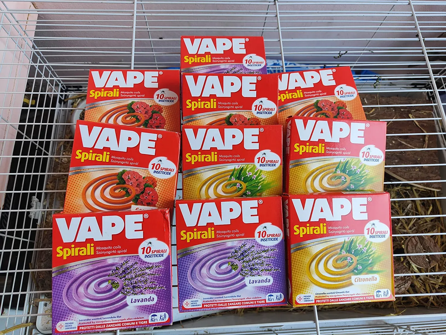 Vape Spirali Profumate antizanzare 100 spirali 10 conf.