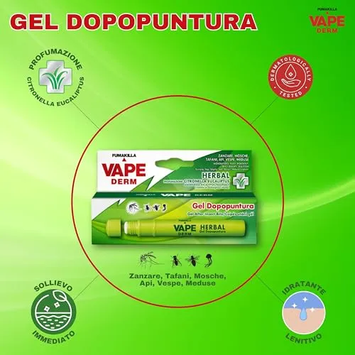 Vape Derm Herbal penna gel dopopuntura 10ml lenitivo